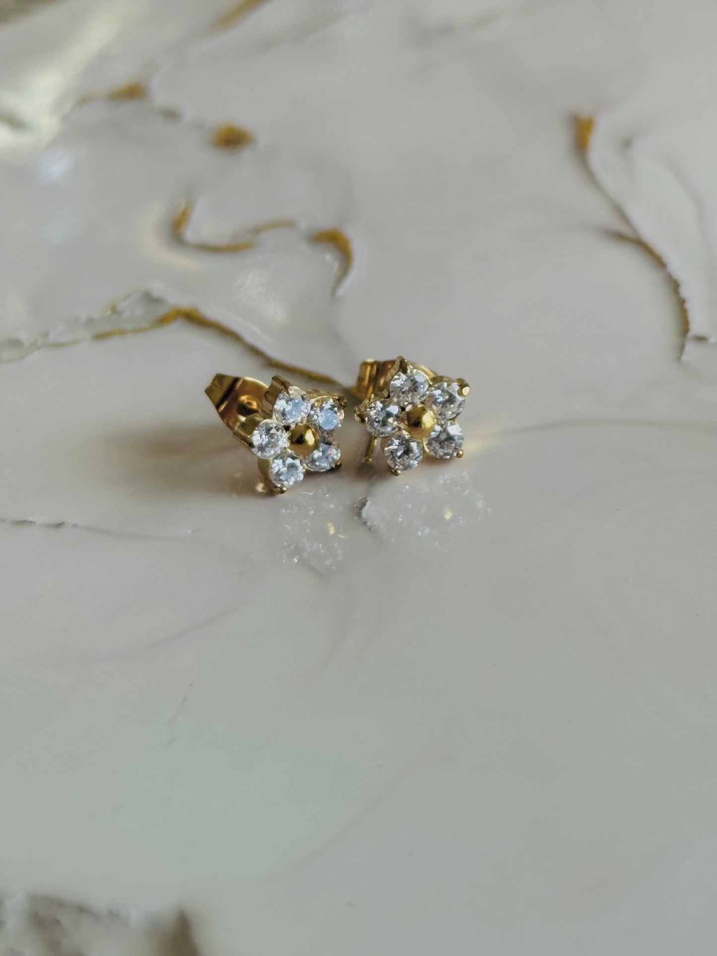 Flower Studs (Tarnish Free)