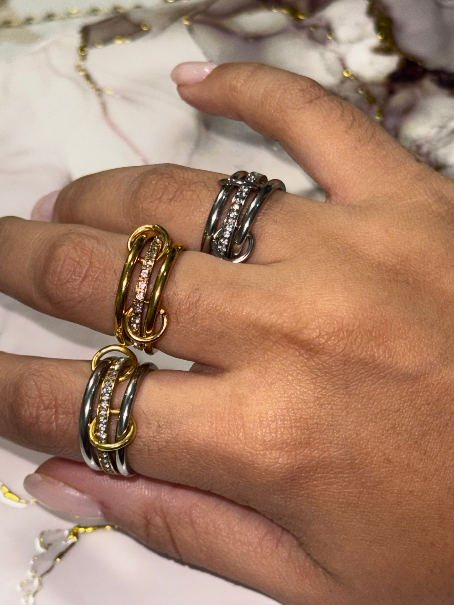 Alara Ring (Mixed, Tarnish Free)