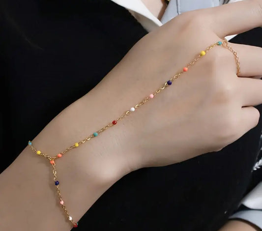 Multicolor Handchain (Tarnish Free)