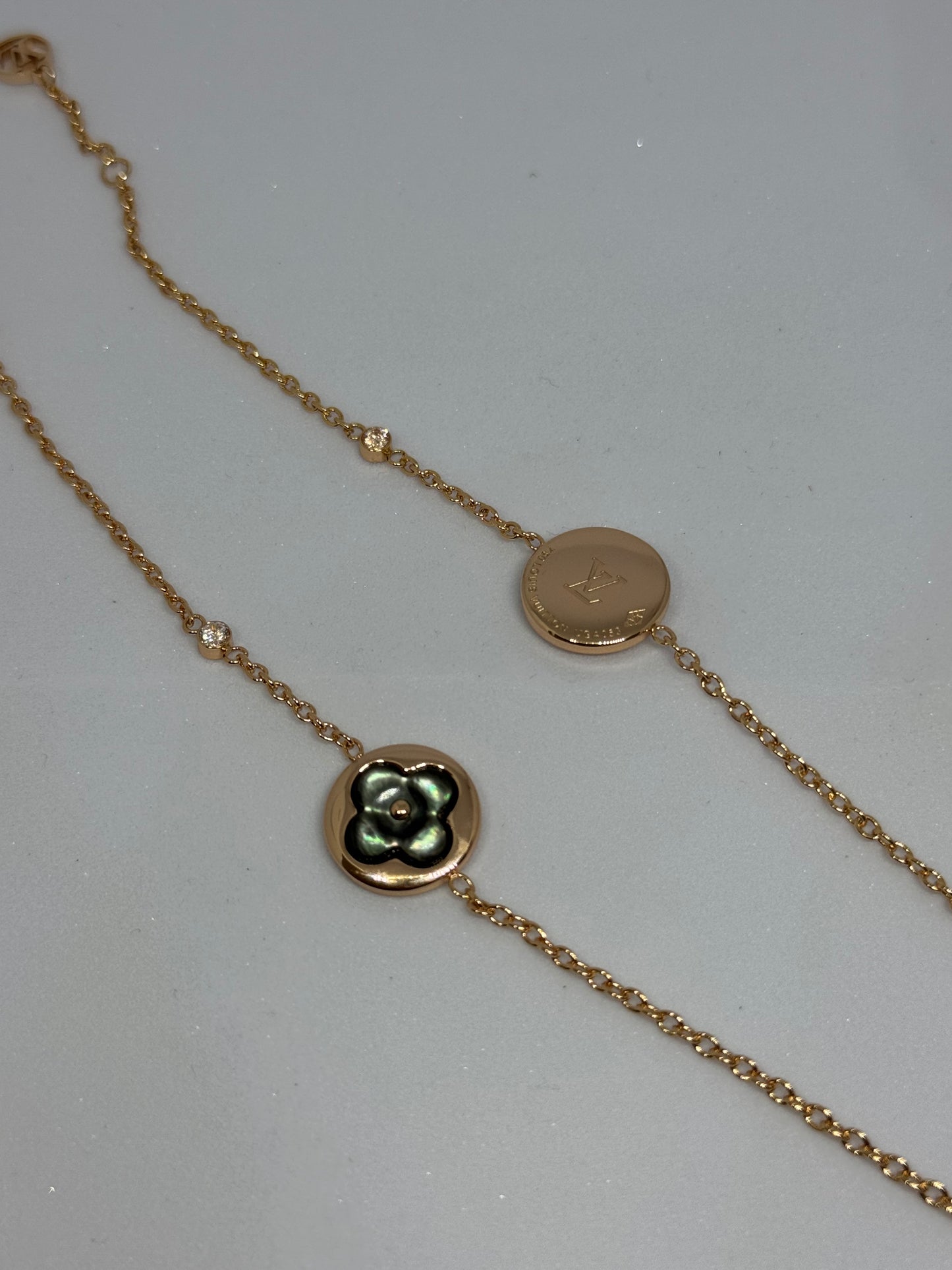 Reversible LV Bracelets (18K Plated, Tarnish Free)