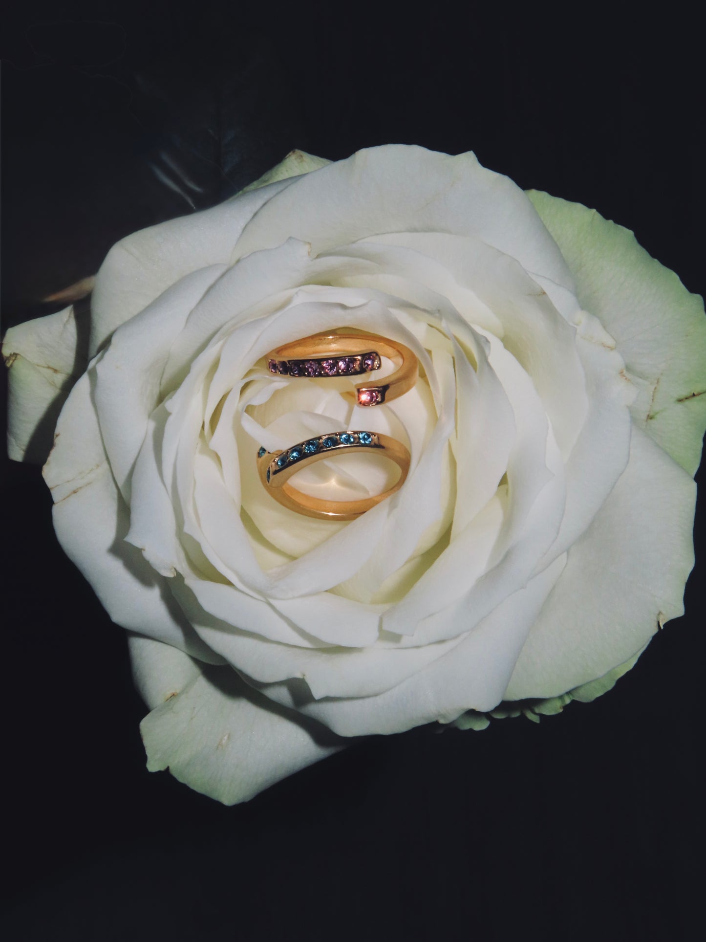 Studded Rings (Adjustable) (Tarnish Free)