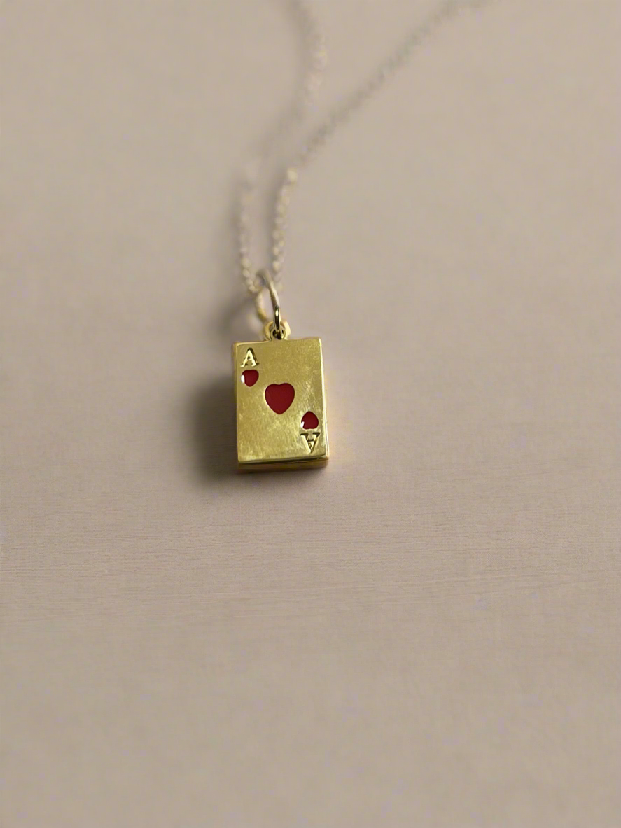 Ace Of Hearts Charm