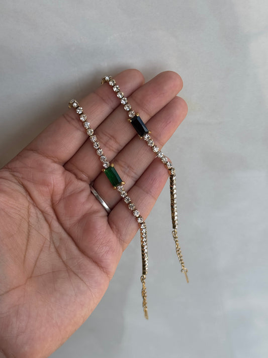 Zoya Tennis Bracelet (18K Plated, Tarnish Free)