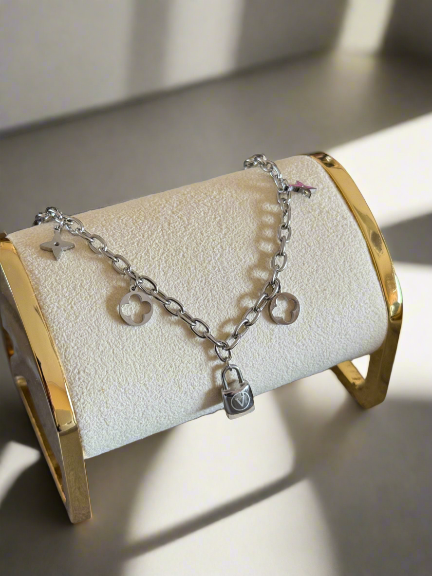LV Charm Bracelet (Tarnish Free)
