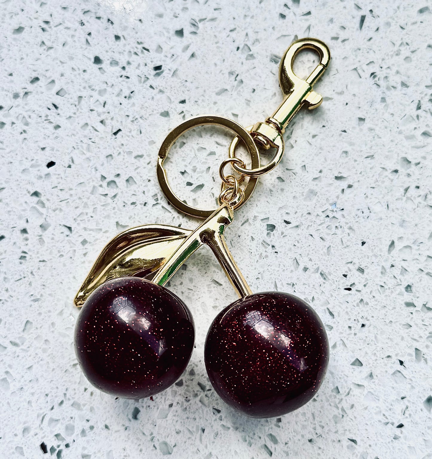 Classic Red Cherry Charm