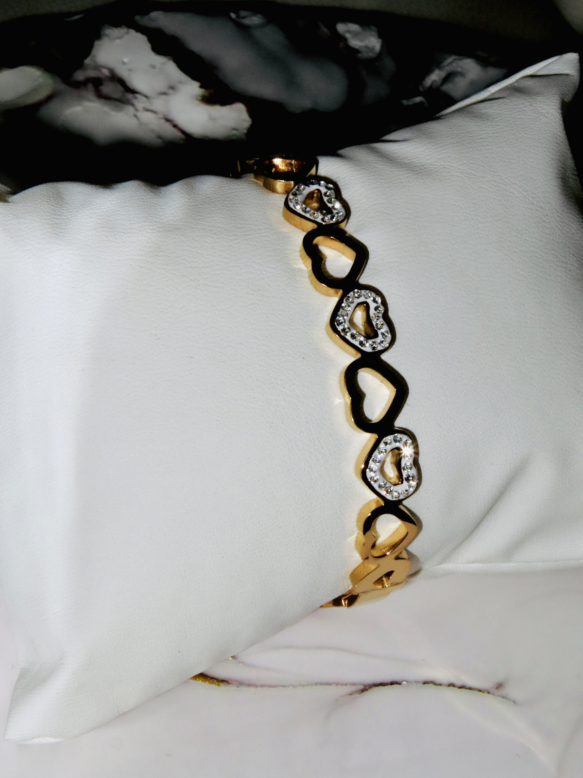 Heart Bangle (Tarnish Free)