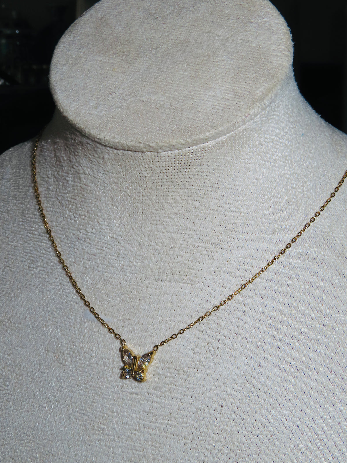 Butterfly Necklace (Tarnish Free)