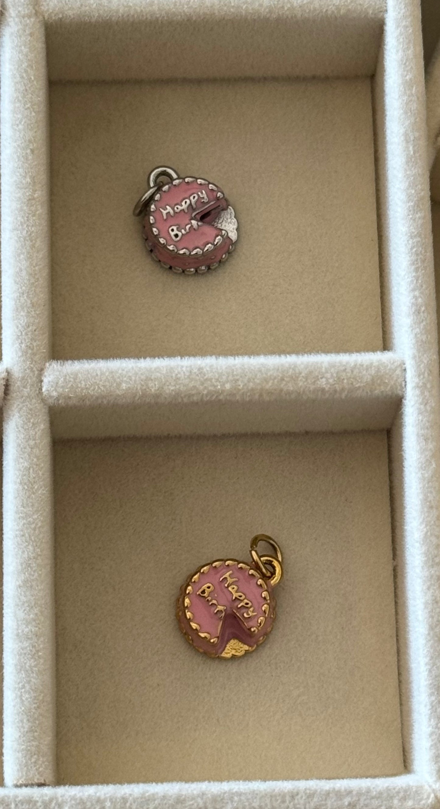 Birthday Cake Charms