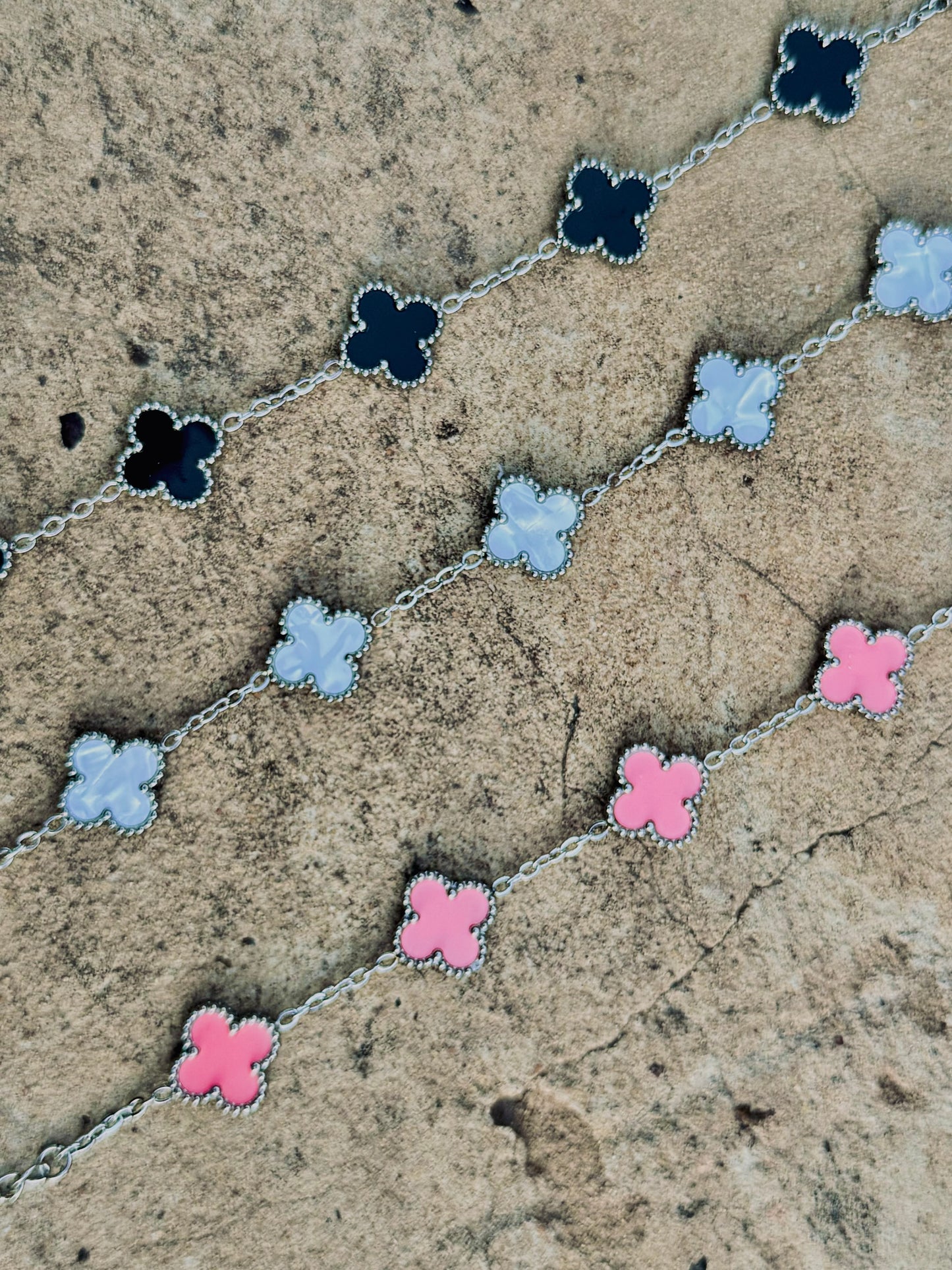 Van Cleef & Arpels (silver,plain) (Premium Steel, Tarnish Free)