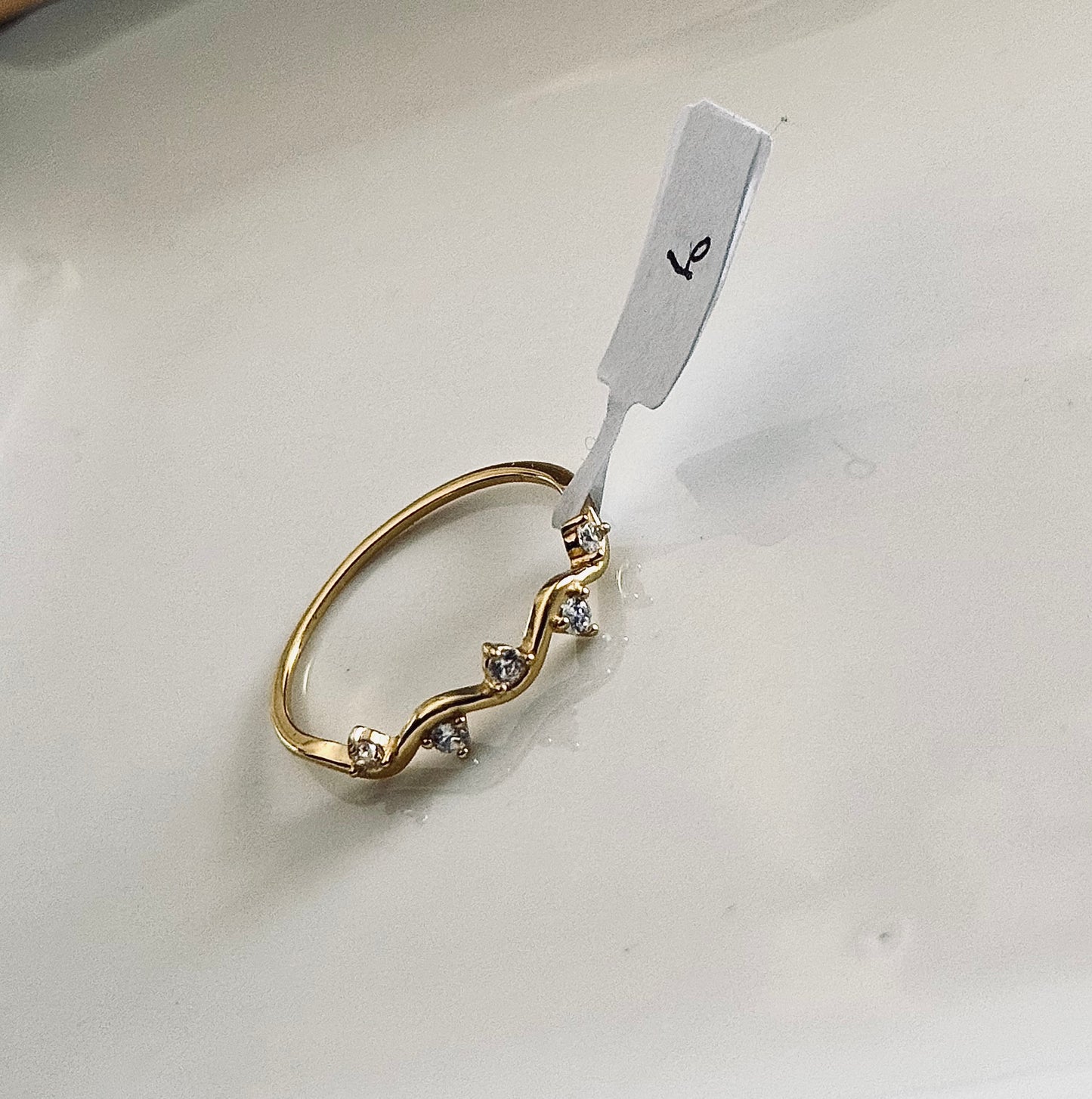Gold Band Ring(Sterling Silver)