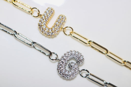 Bubble Bar Bracelets SILVER (Tarnish Free)