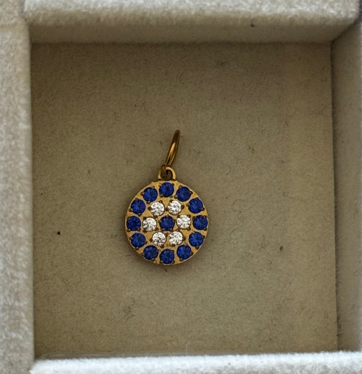 Circle Evil Eye Charm