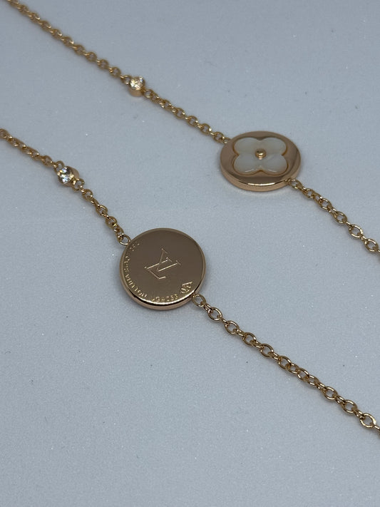Reversible LV Bracelets (18K Plated, Tarnish Free)