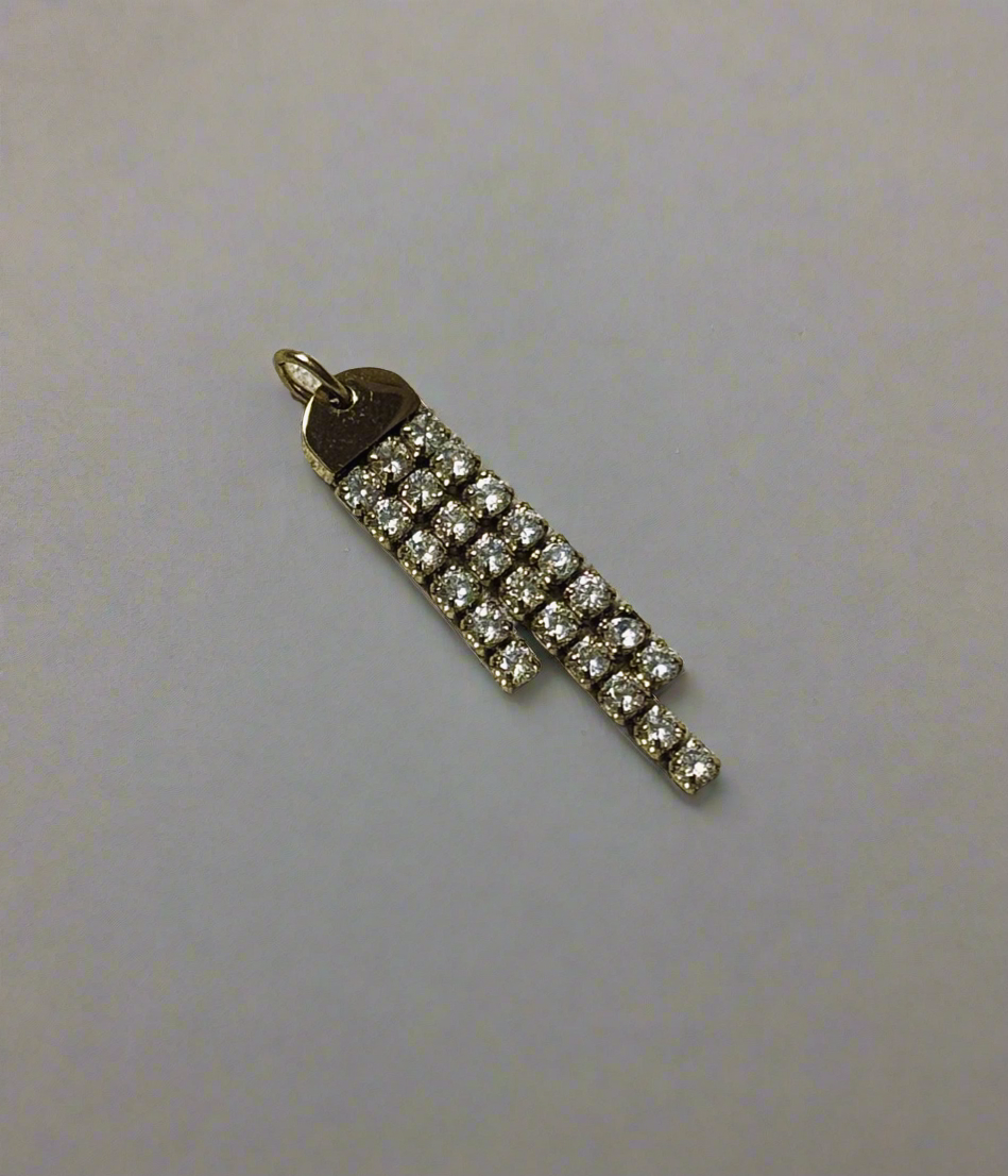 Diamond Tassel Charm