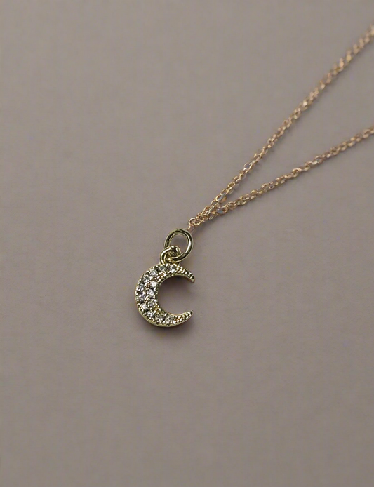 Diamond Moon Charm