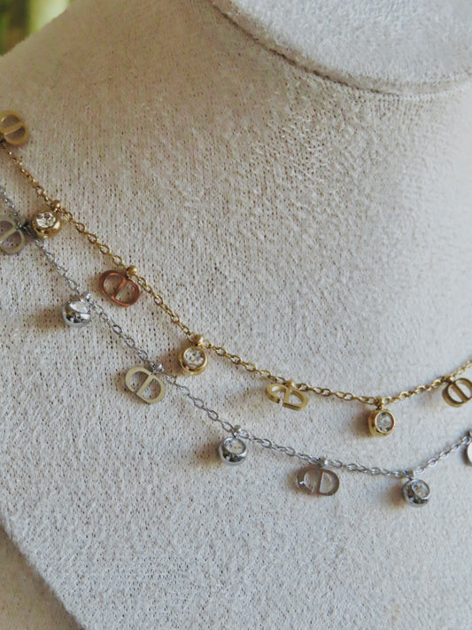 Dior Diamanté Necklace (Tarnish Free)