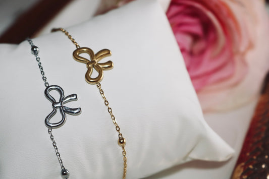 Bow Bracelet (Tarnish Free)