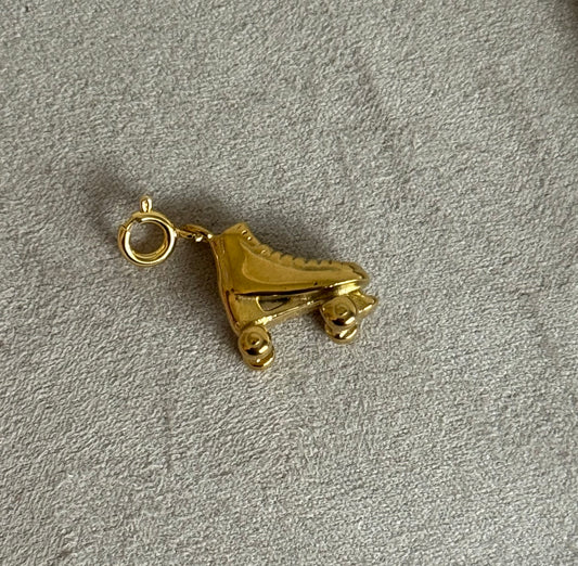 Roller Skates Clip On Charm (Tarnish Free)