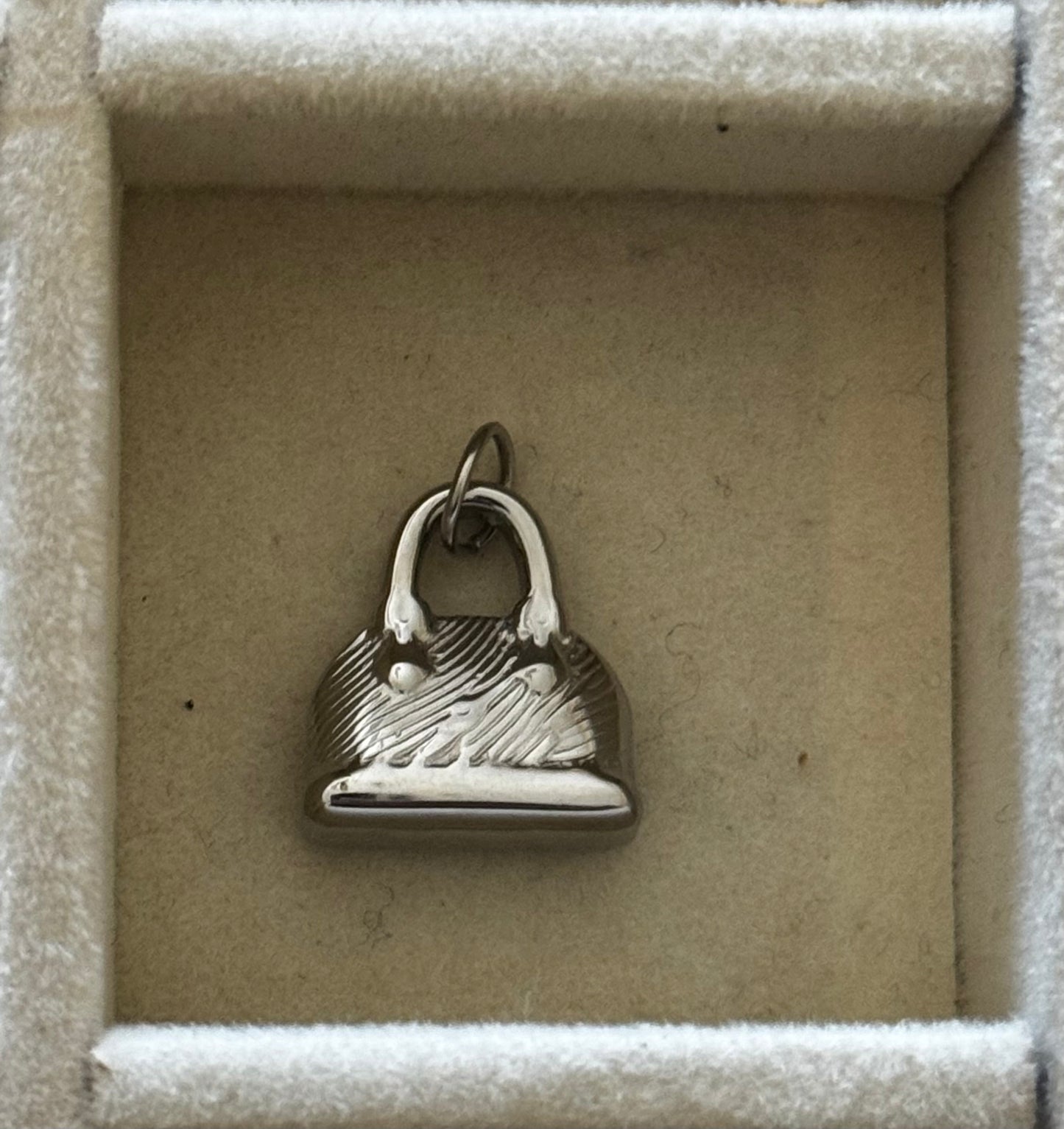 Silver Handbag Charm