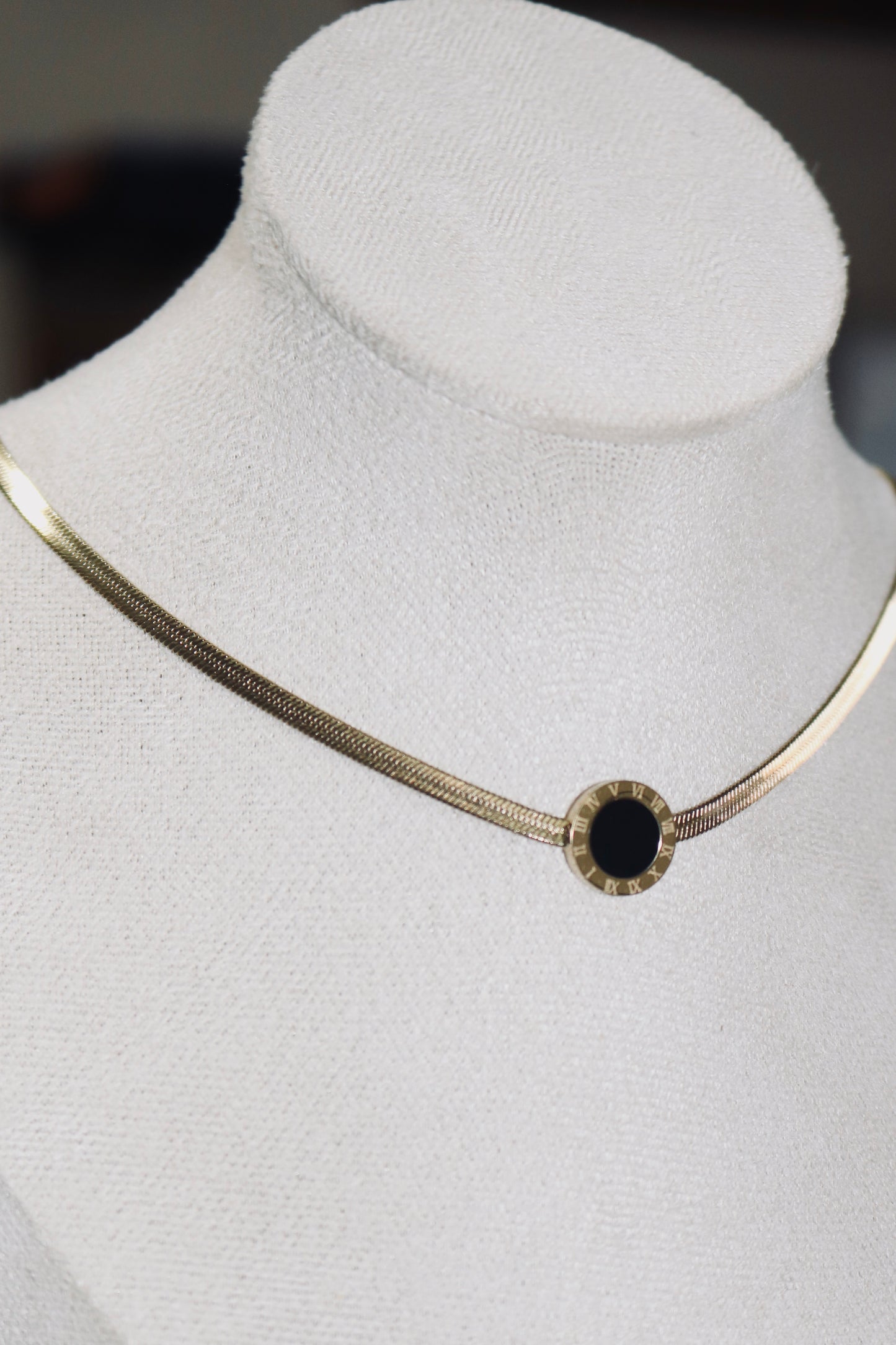 Bvlgari Herringbone Necklace (Tarnish Free)