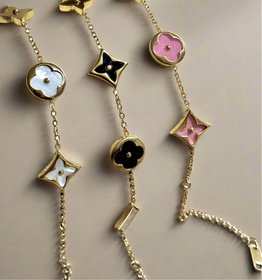 LV Bracelets [Gold] (Tarnish Free)