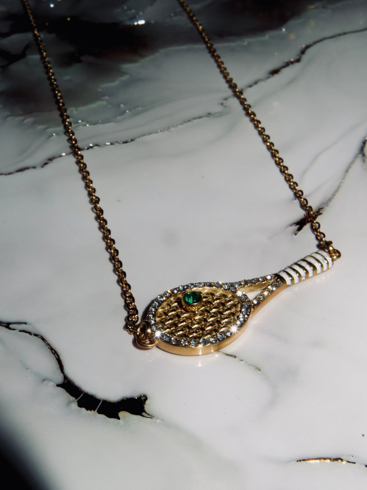 Padel Tennis Necklace (Tarnish Free)