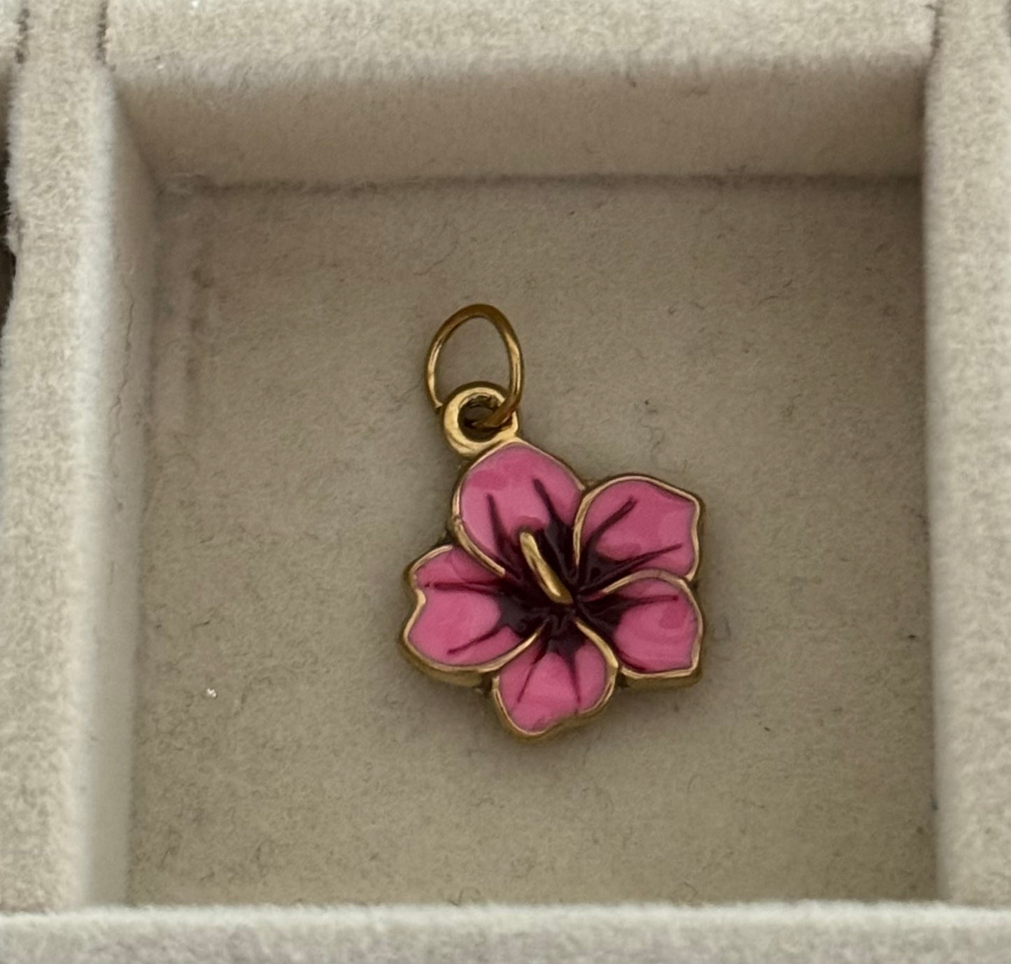 Hibiscus Flower Charm