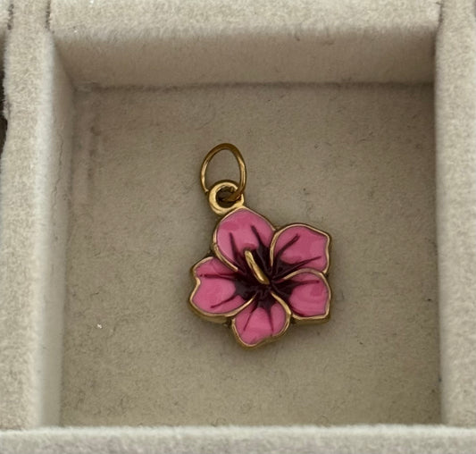 Hibiscus Flower Charm