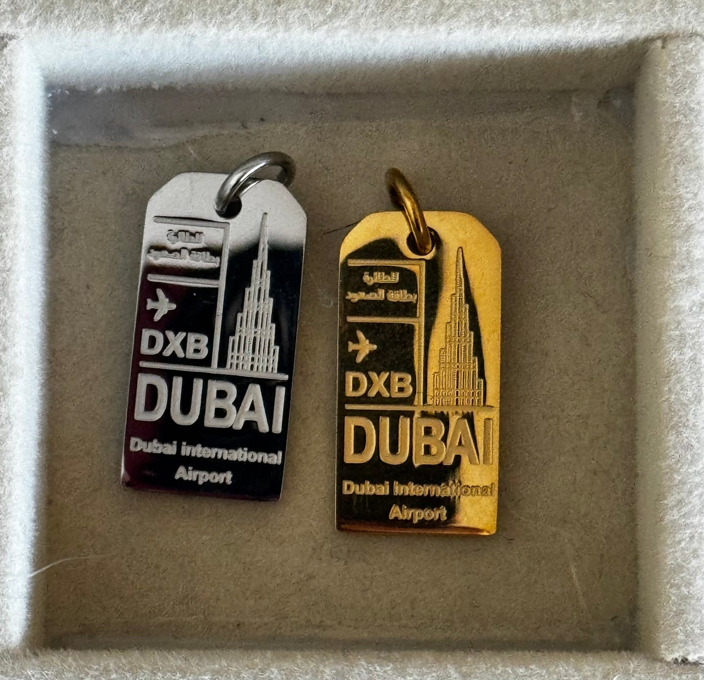 Dubai International Airport (DXB) Plane Ticket Charm