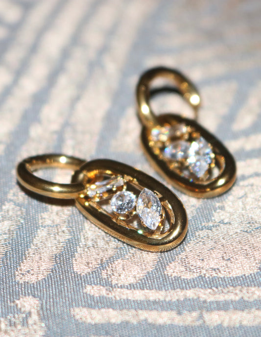 Regal Halo Earring (Tarnish Free)