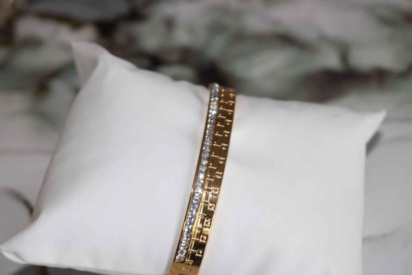 Aztec Bangle (Tarnish Free)