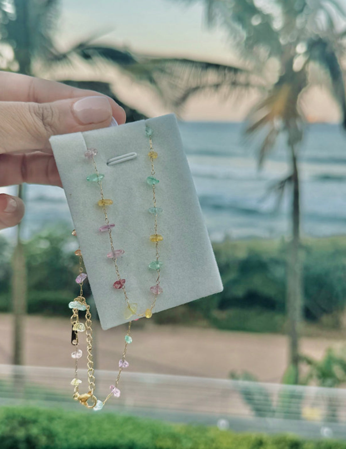 Gemma Necklace (18K Plated, Tarnish Free)
