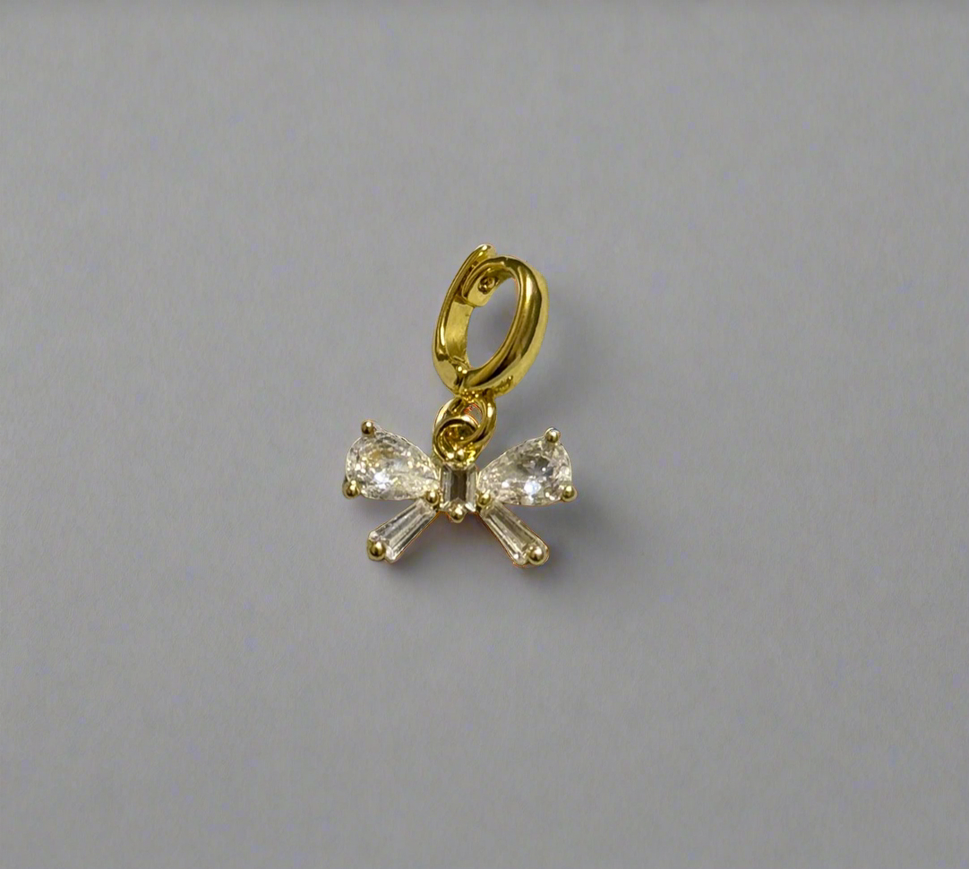 Diamond Bow Charm