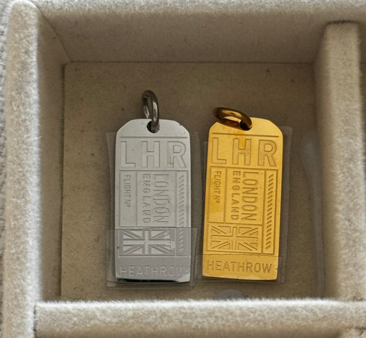 London Heathrow International Airport Tag Charm