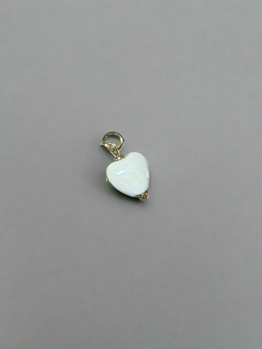 Ceramic Heart Charm