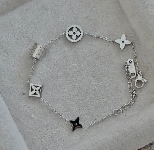 LV Barrel Bracelet (Tarnish Free)