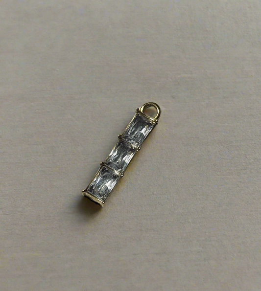 3 Tier Gem Charm