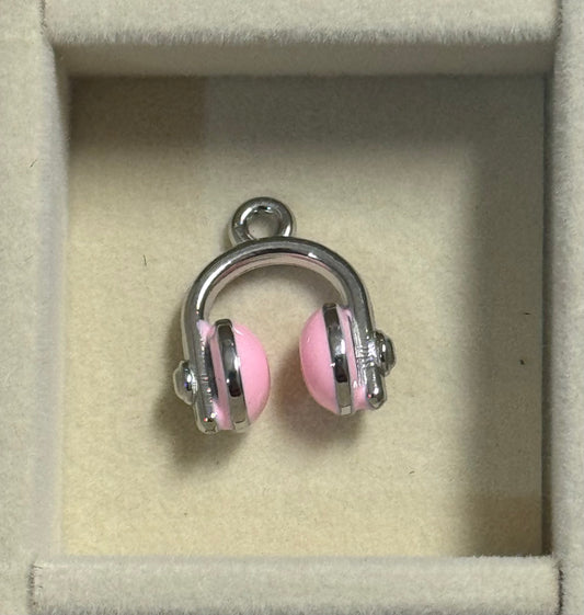 Headphones Charm SILVER