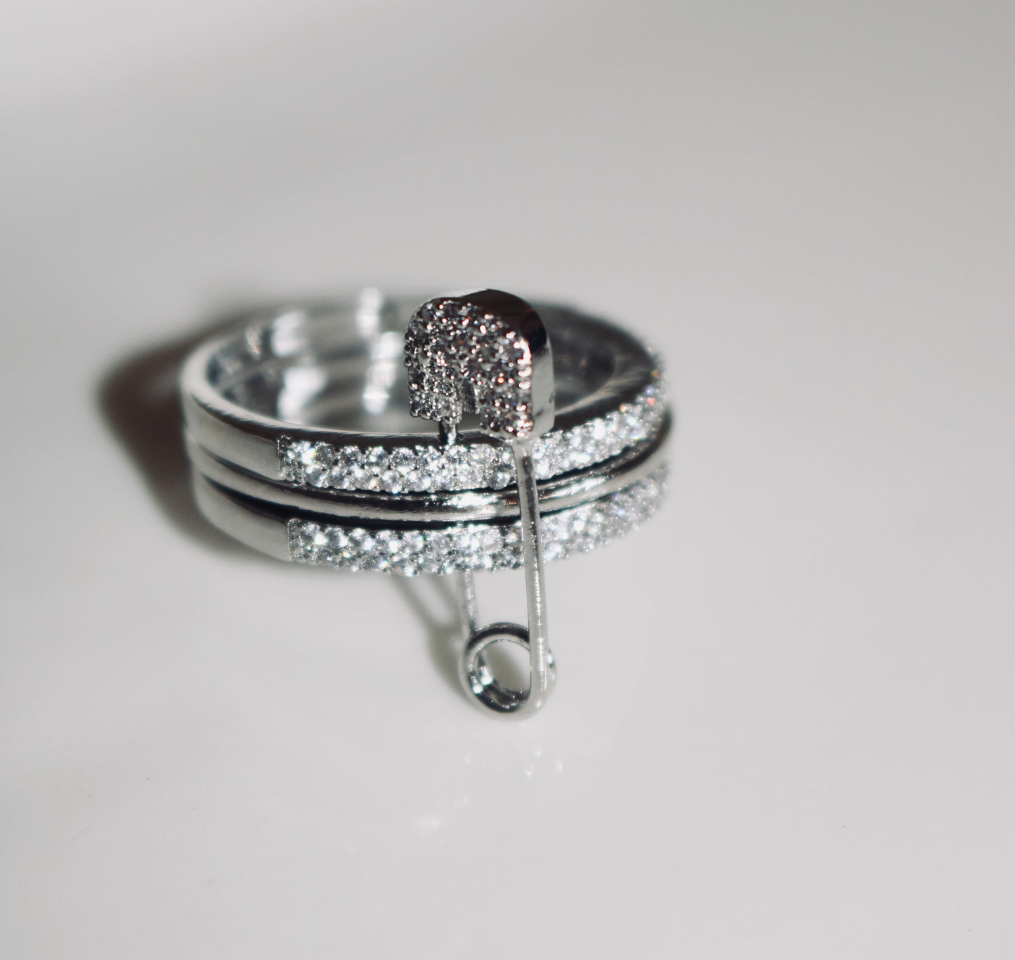 Full Silver Pin Ring (Tarnish Free)