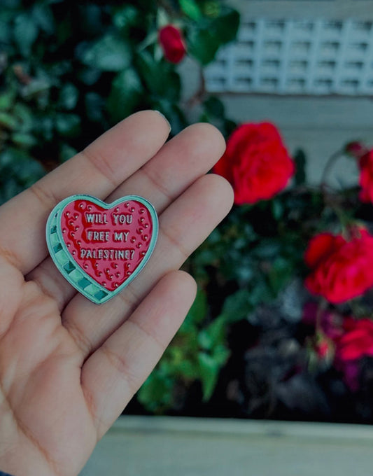 Will You Free My Palestine? Pin