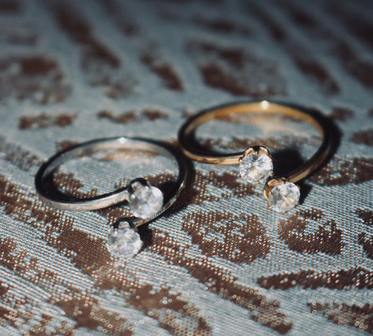 Minimal Diamante Ring (Tarnish Free) [ADJUSTABLE]