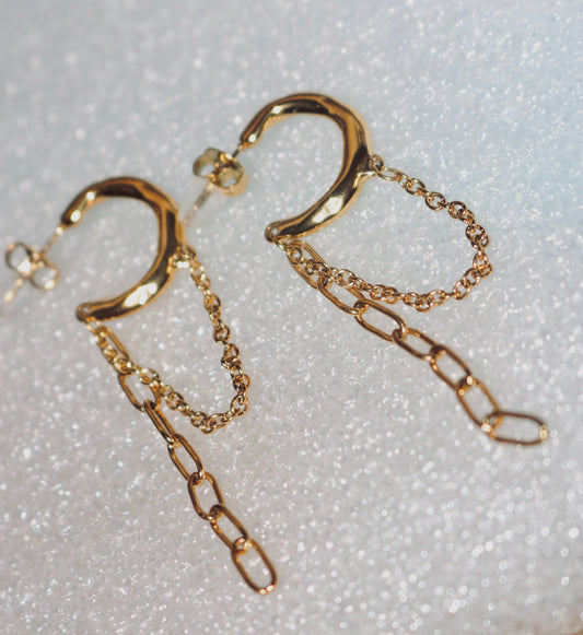 Edgy Hoops (Tarnish Free)