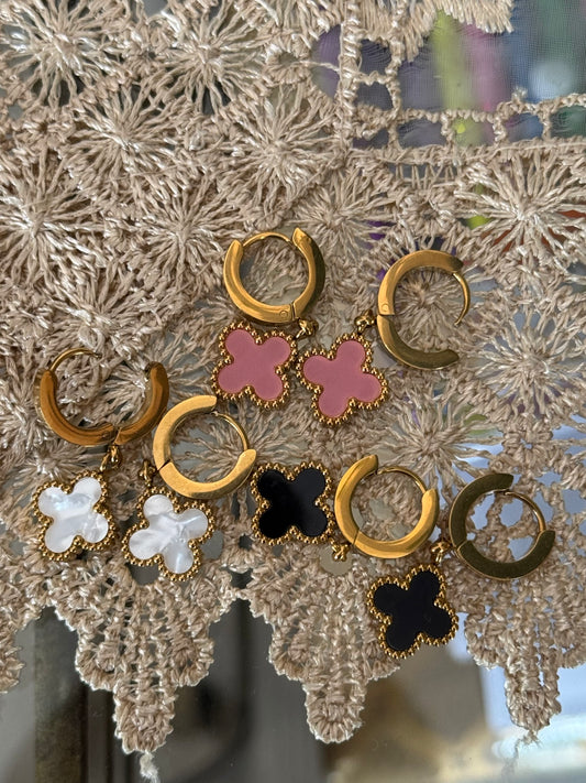 Van Cleef and Arpels Drop Earrings (18K Plated, Tarnish Free)