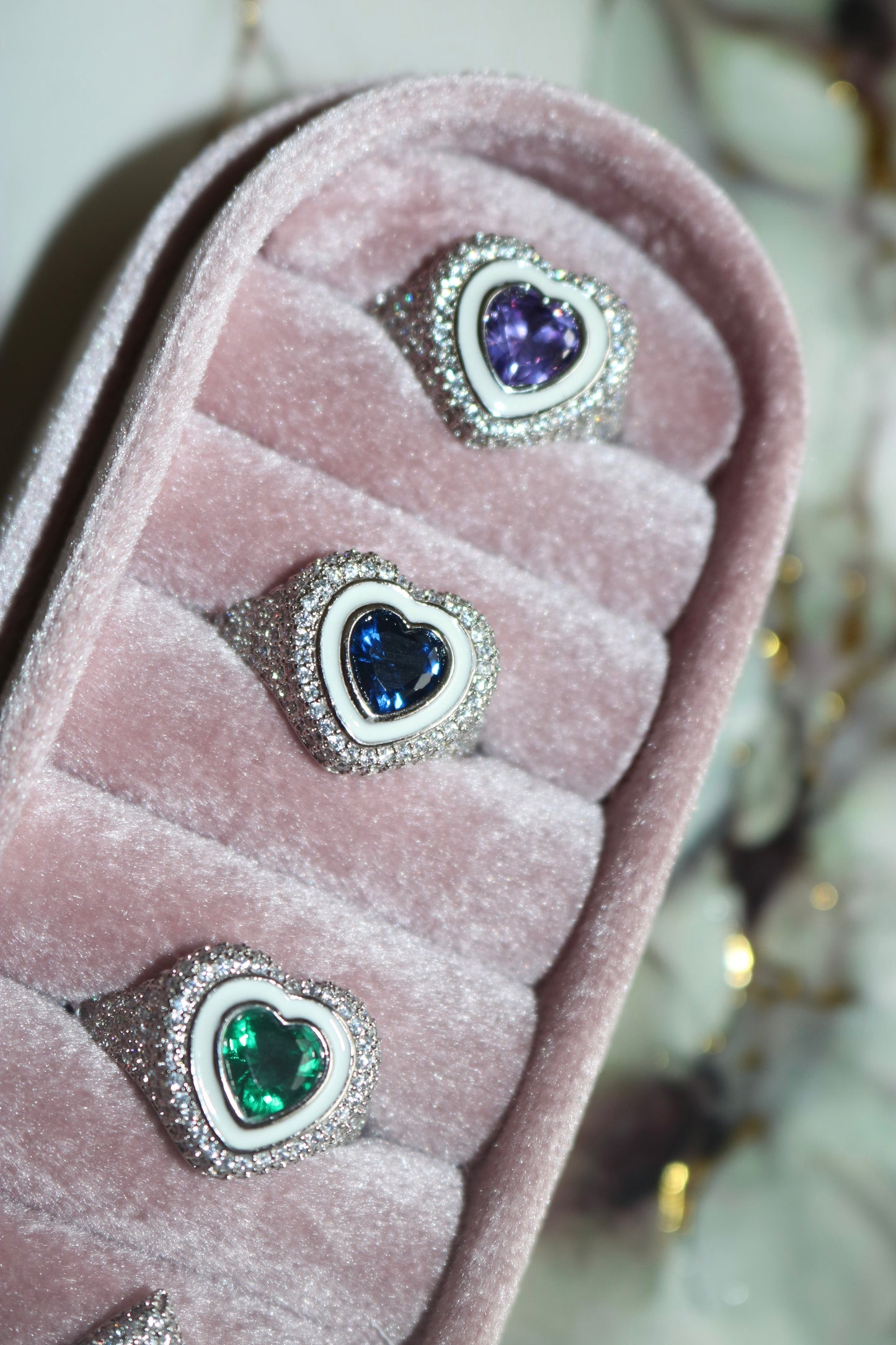 Pinky Rings [Adjustable, Zirconia] (Tarnish Free) PREMIUM COLLECTION