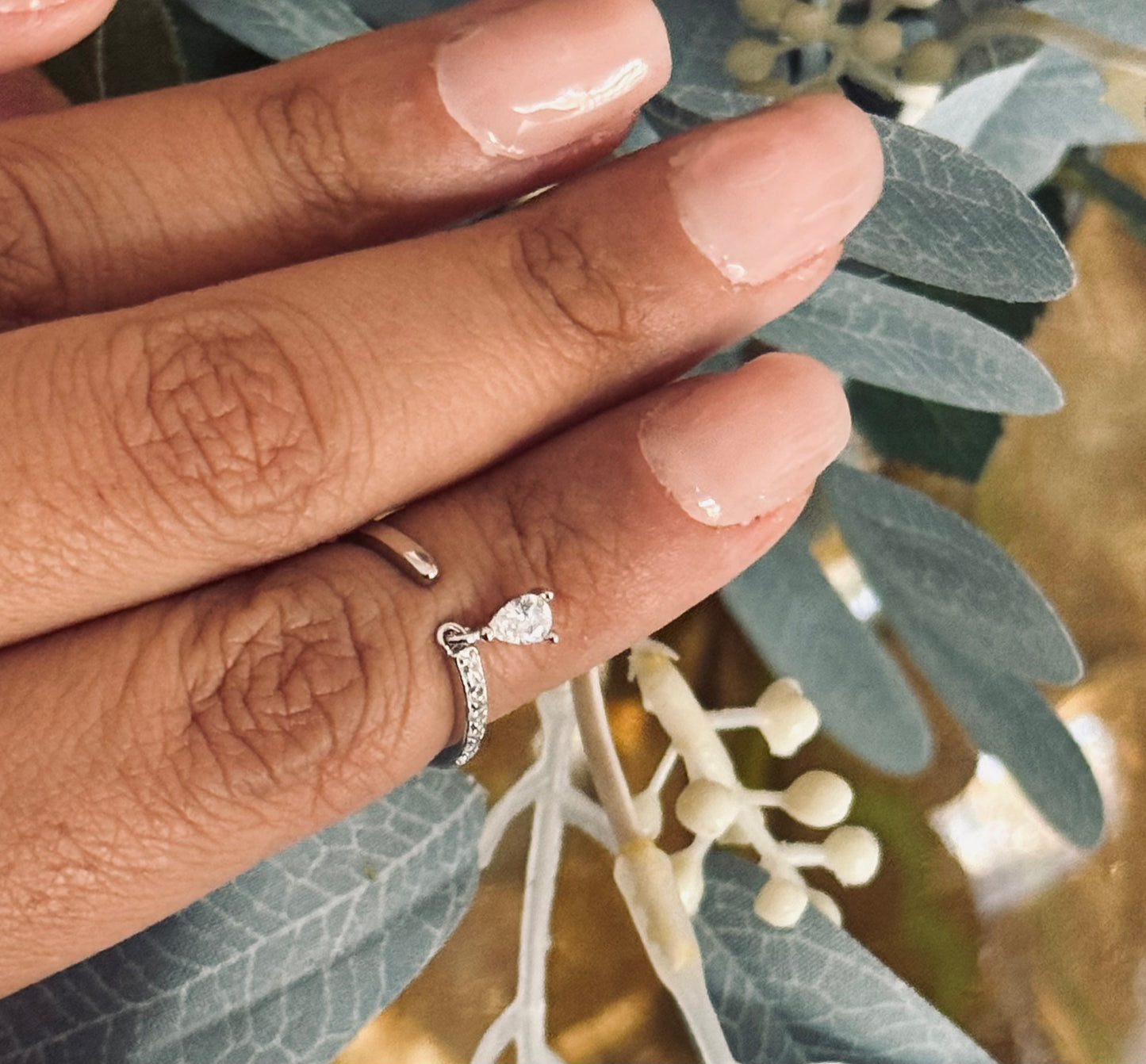 Finger Ring (Adjustable) [S925]