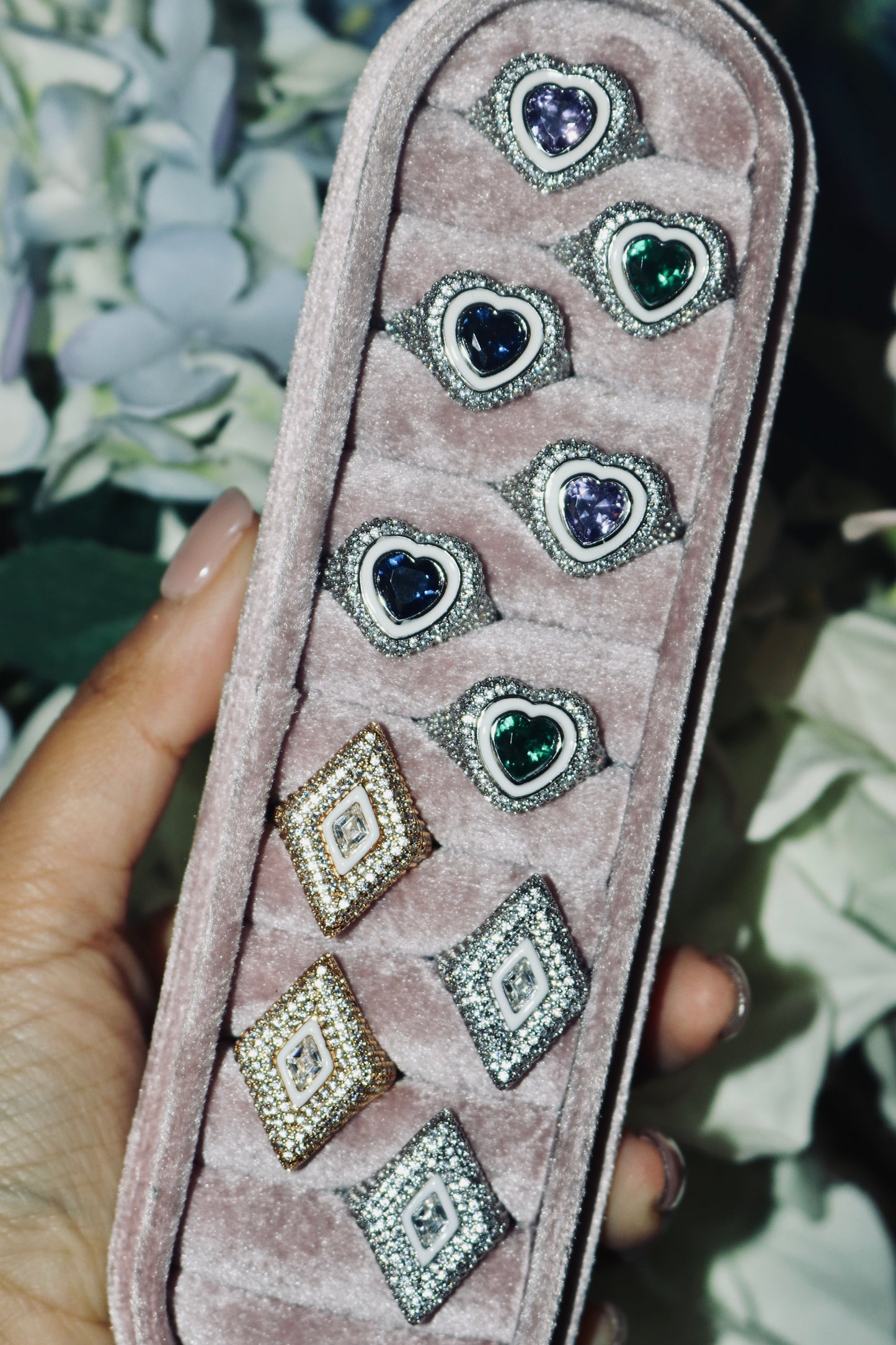 Pinky Rings [Adjustable, Zirconia] (Tarnish Free) PREMIUM COLLECTION