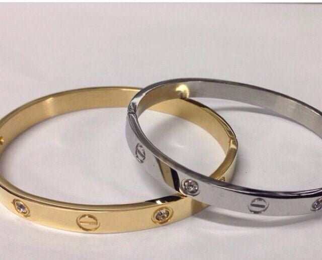 Cartier Inspired Bangle (18K Plated, Tarnish Free)